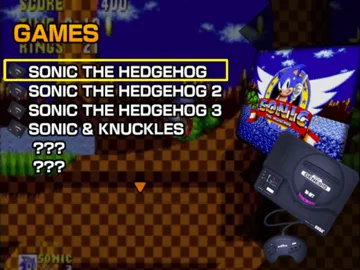 Sonic Mega Collection Plus (Japan) screen shot game playing